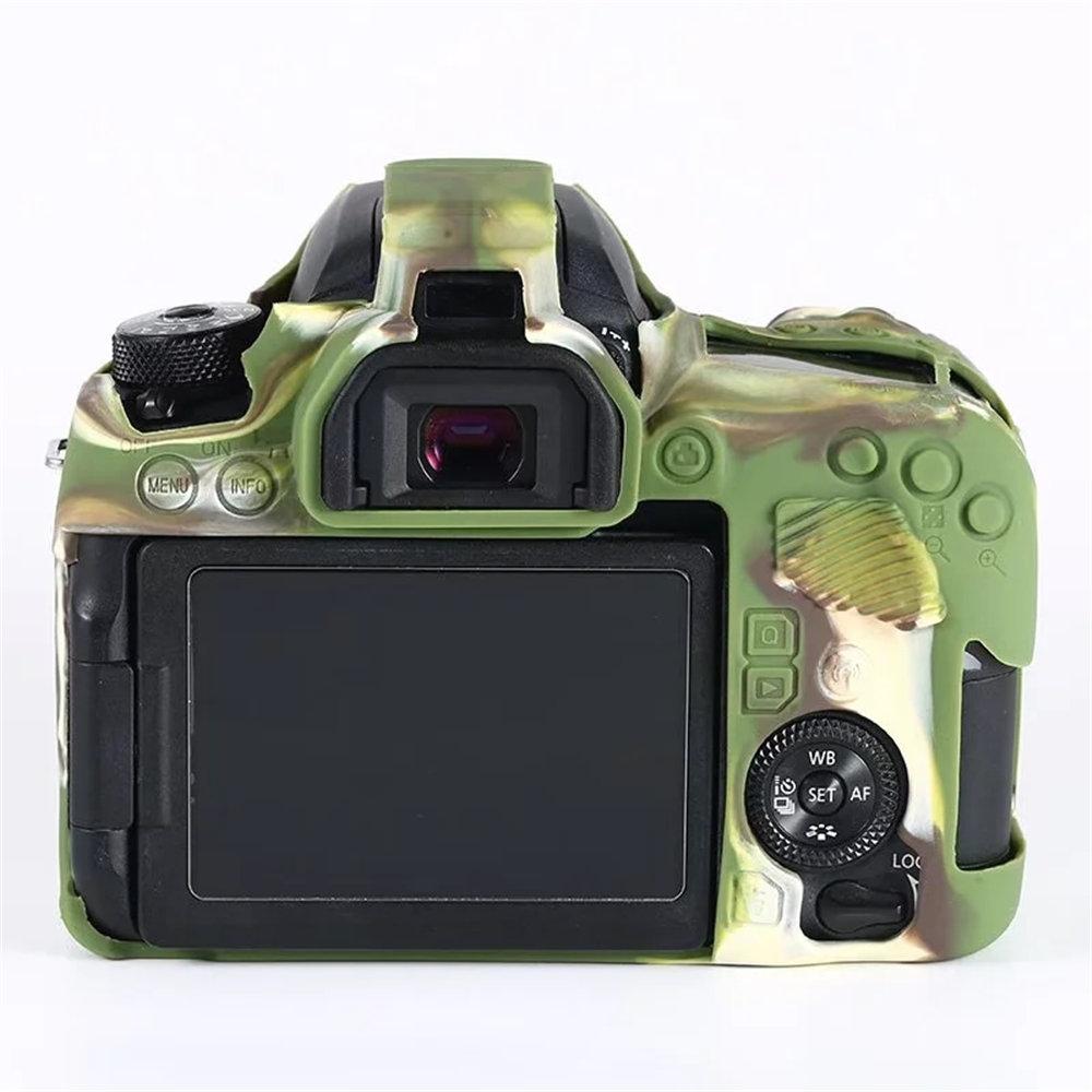 77D Soft Rubber Silicone Case For Canon EOS 77D Shockproof Camera Body Cover Skin