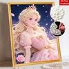 Disney Princess Pearl Painting Handmade DIY Pearl Art Painting Simple Living Room Hanging Painting Decoration