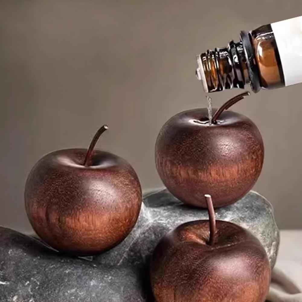 Weihnachts-Apfel Holz-Aromatherapie-Diffusor Anti-Rutsch Leise Duft für Schlafzimmer Büro Entspannung Schlaf Heimdeko Geschenk
