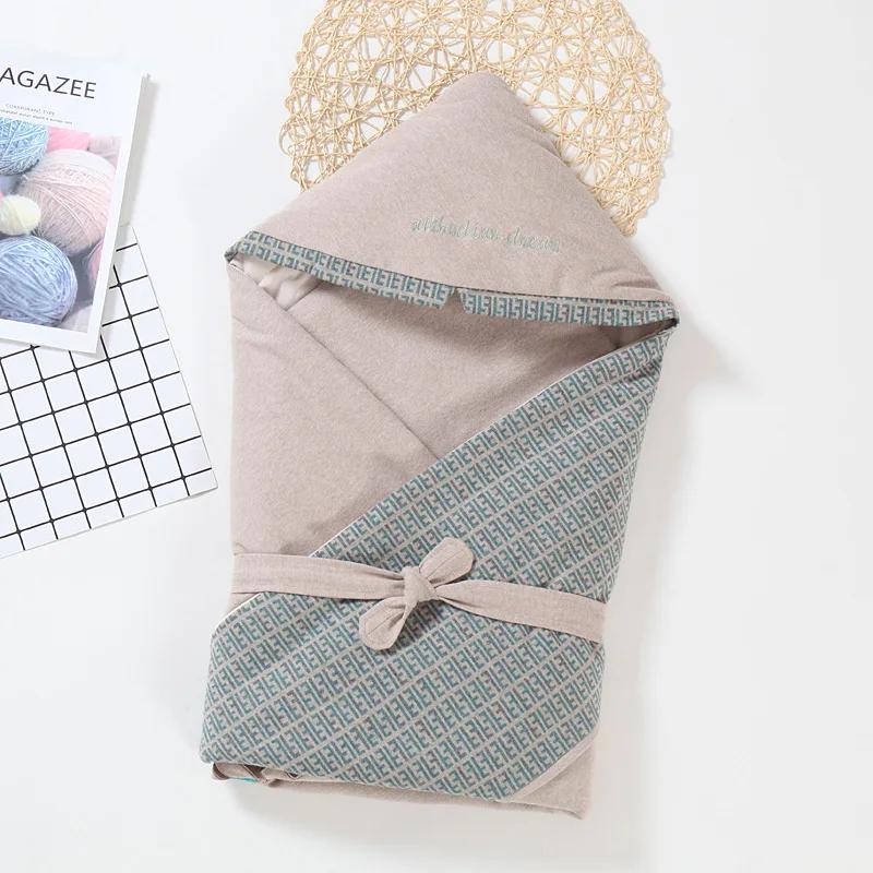Boys & Girls Newborn Cartoon Swaddle Blanket - Vintage Pure Cotton Design Thin Spring/Summer & Thick Autumn/Winter Baby Blanket