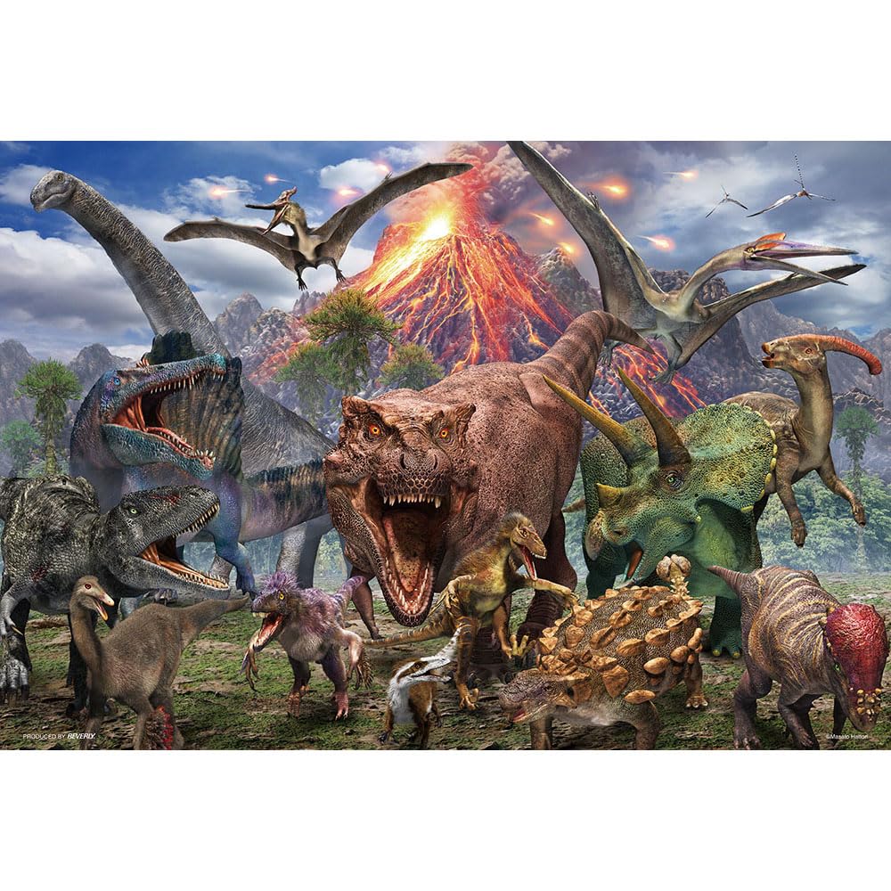 In Beverly Jigsaw Puzzle Dinosaur Land X [Made Japan] 100-piece (26 38) 100-062