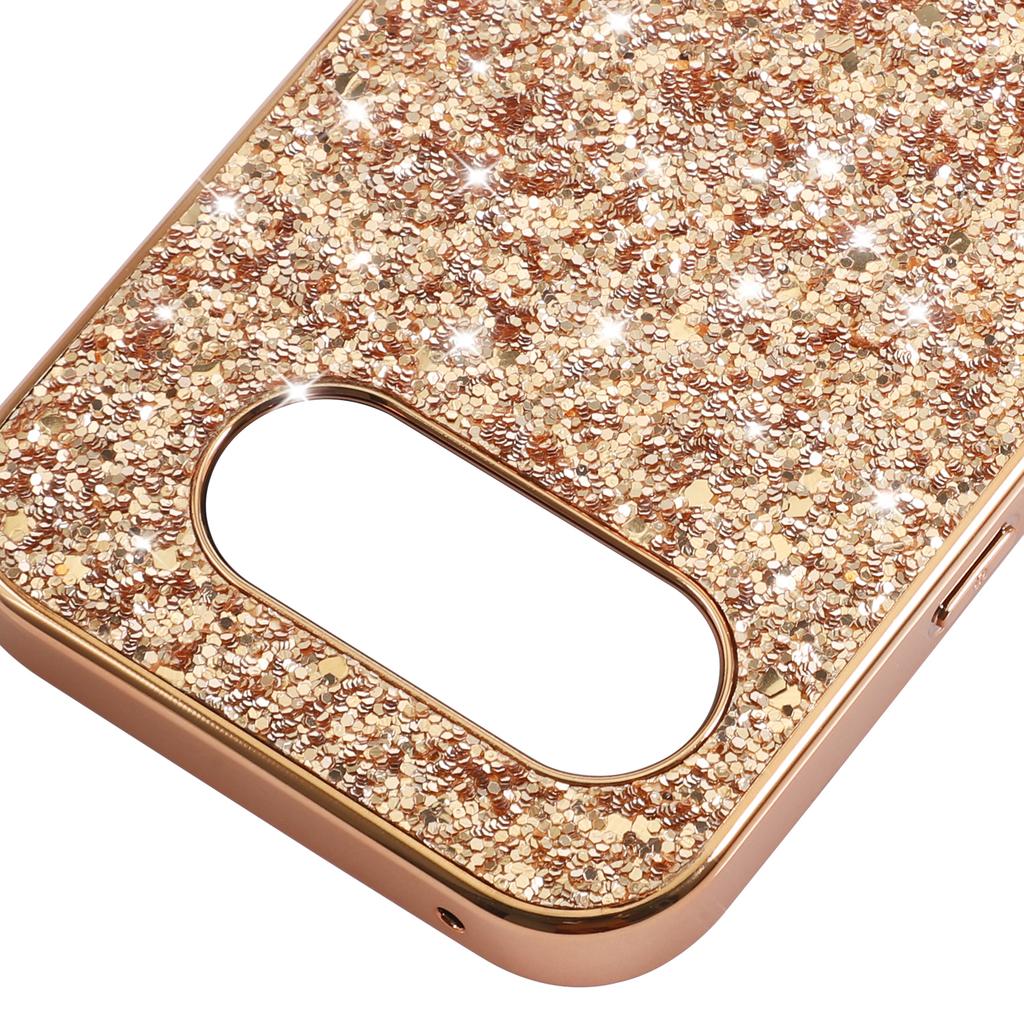 For Google Pixel 10a Case Electroplating TPU + PC Sparkling Glitter Phone Back Cover