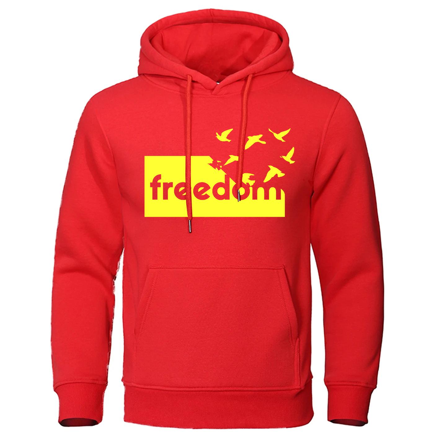 

The Freedom Letter 2025 Spring And Autumn New Men s Sweatshirts Long Sleeve Hoodie Closure Jacket Slim Fit Fashion Clothing 3XL
