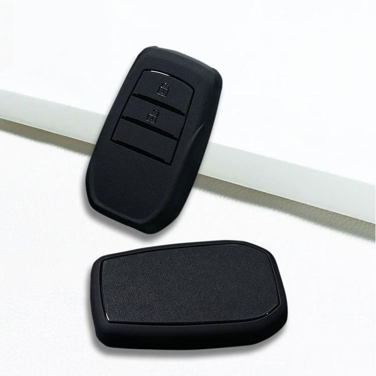 TPU Car Remote Car Key Cover Holder For Toyota Hilux 2024 CHR Revo Yaris RAV4 Auris Innova 2/3 Buttons Remote Keychain