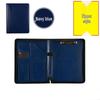 Multifunctional A4 Leather Zipper Manager Folder for Business Contracts and Office Materials