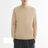 Saubere und elegante Sweatwear Herren Anti-Pilling Hochwertiger gestrickter Rollkragenpullover Slim Fit Langarm-Pullover Einfarbig Trend Herrenbekleidung