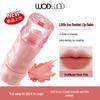 WODWOD Pink Mist Lip Cream: Smooth, Lightweight, Moisturizing, Whitening, Long-lasting Milk Cream Lip Mud for Autumn/Winter.