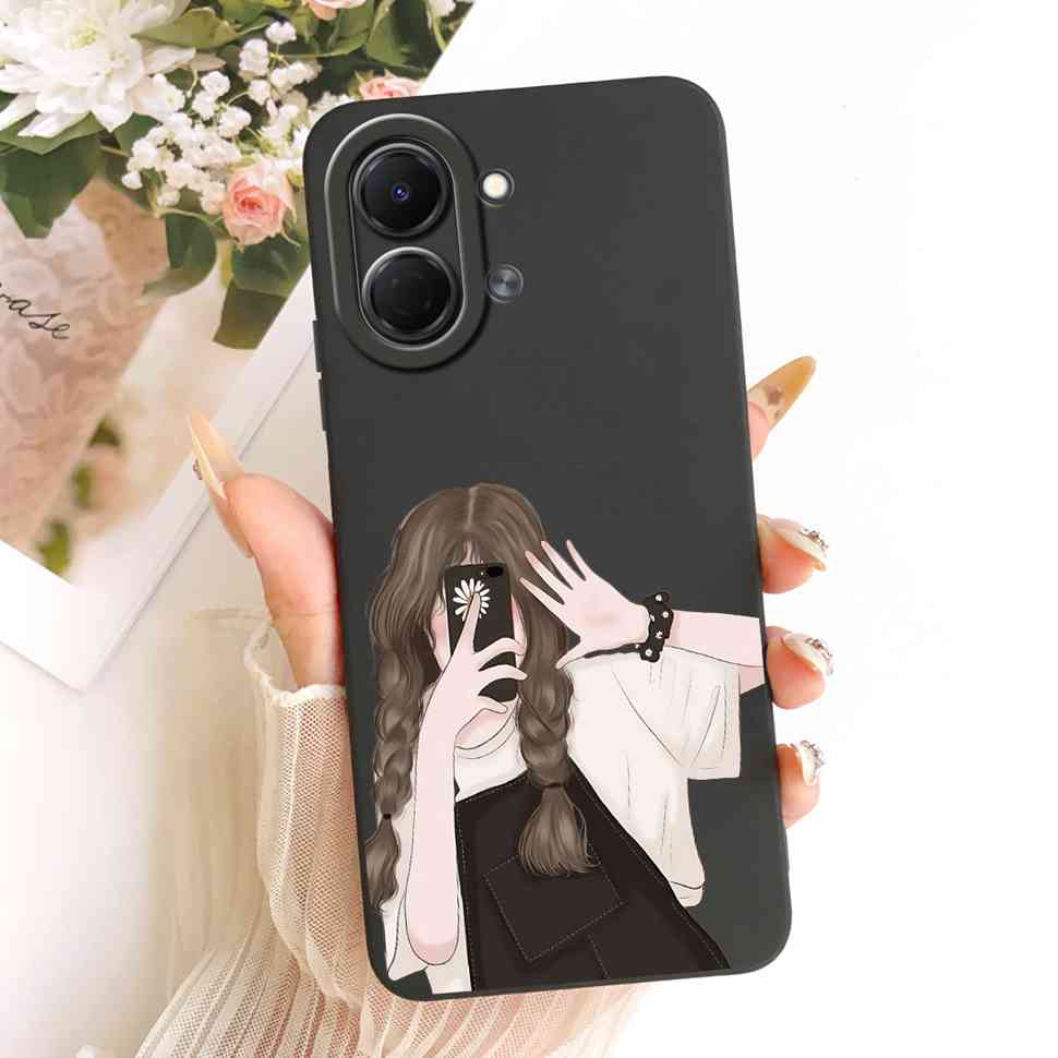 For Tecno Spark Go 3 Case Petty Girl Cover Phone Cases For Tecno Spark Go3 SparkGo 3 Back Cover Fundas Soft Silicone Bumper