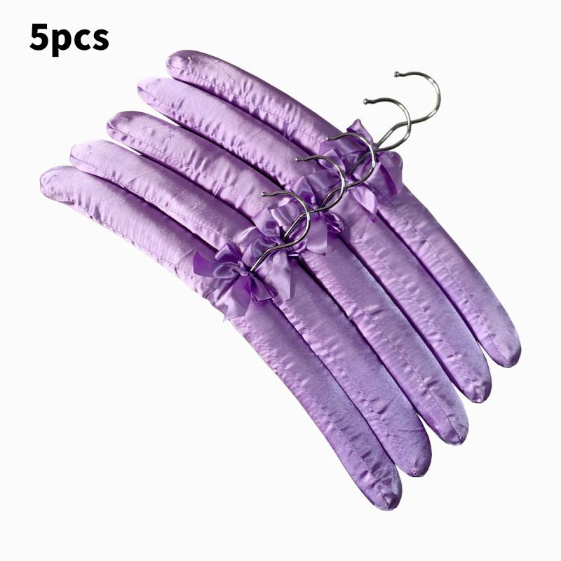 Satin Large Padded Hanger Silk Hangers Wardrobe Organization Hotel Room Supplies