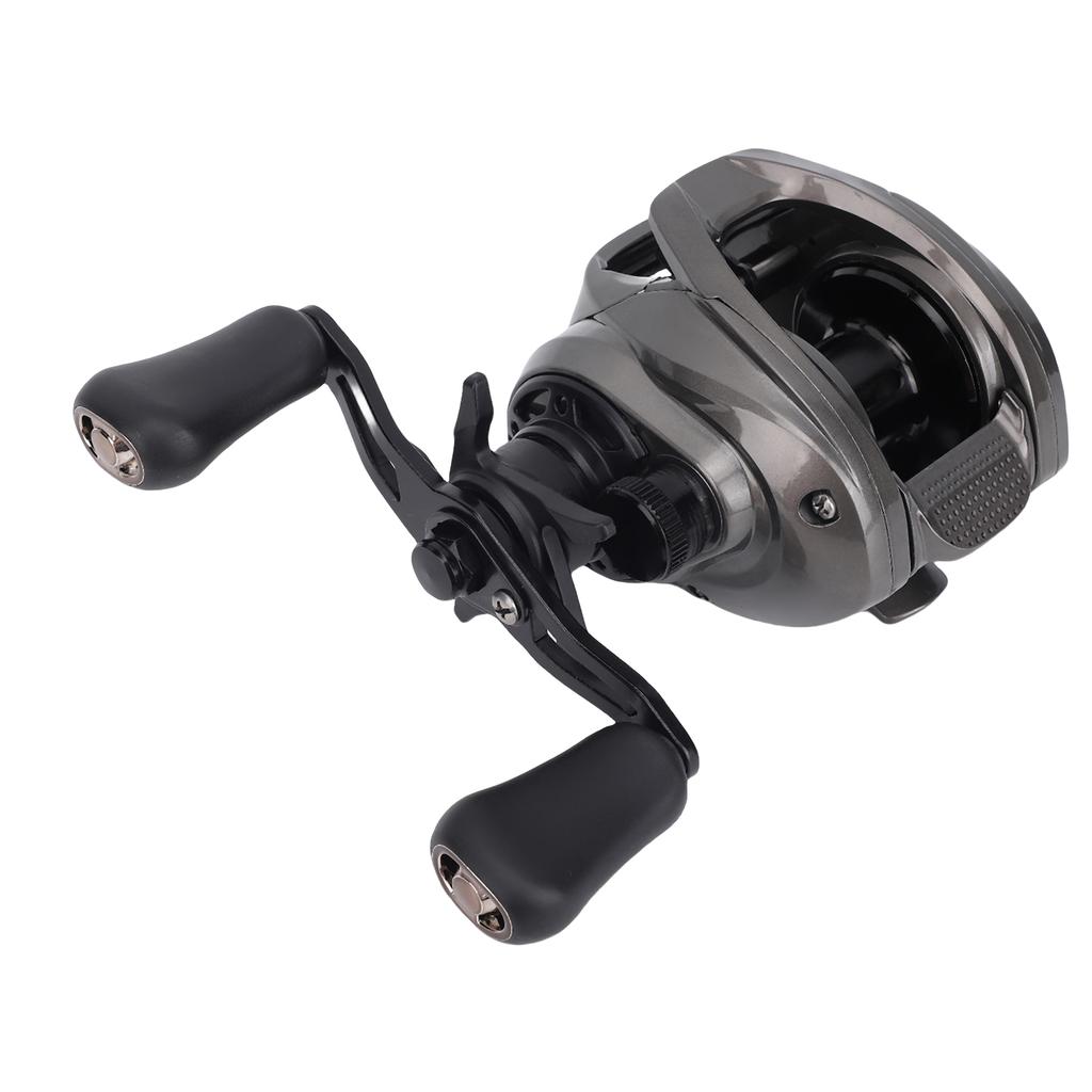 7.0:1 Übersetzungsverhältnis 5+1BB Baitcasting-Rolle 8kg Bremskraft Angelrolle Süßwasser Salzwasser Wurfrole Linkshand