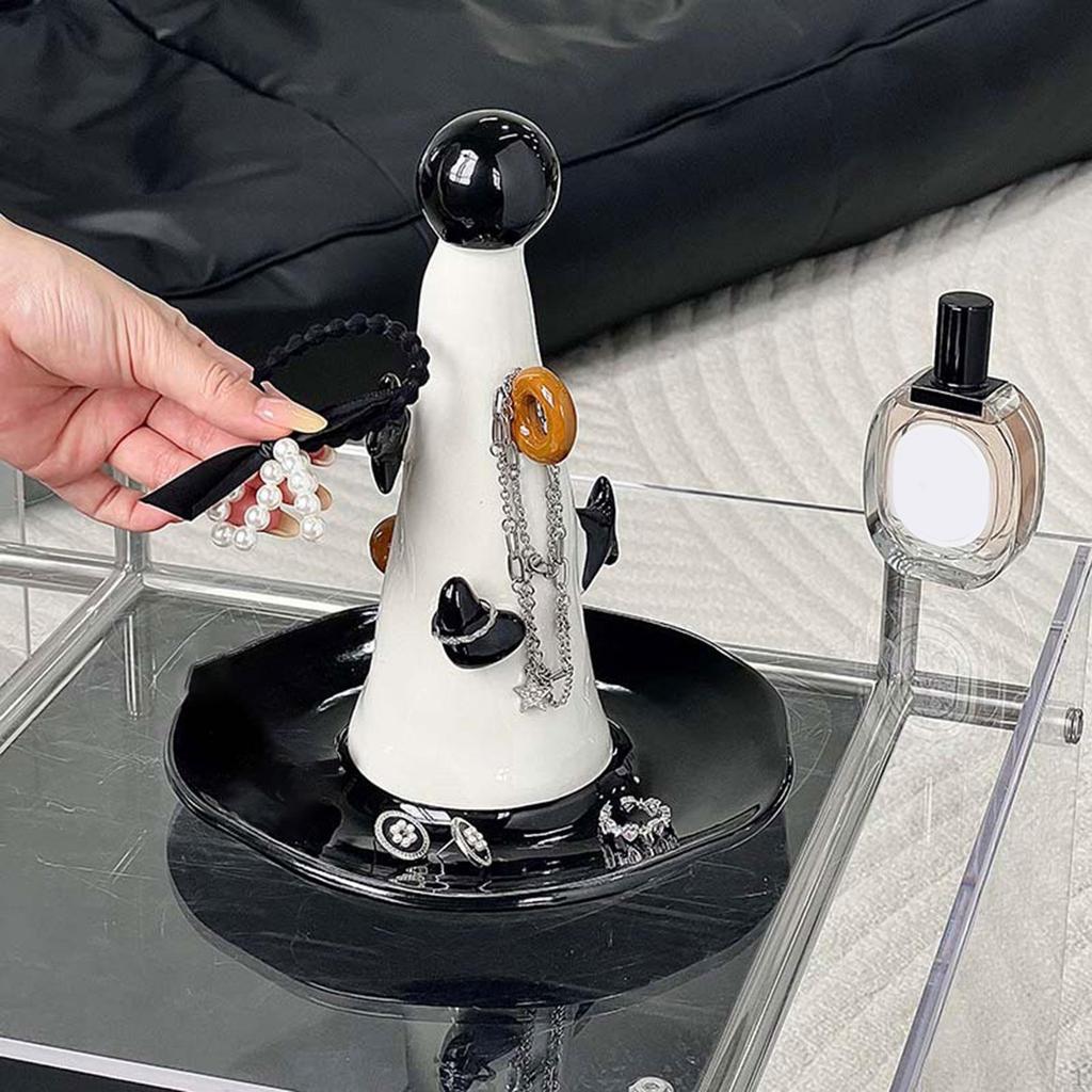 Jewelry Storage Holder Decorative Tray Art Crafts Ornament Creative Ring Dish Key for