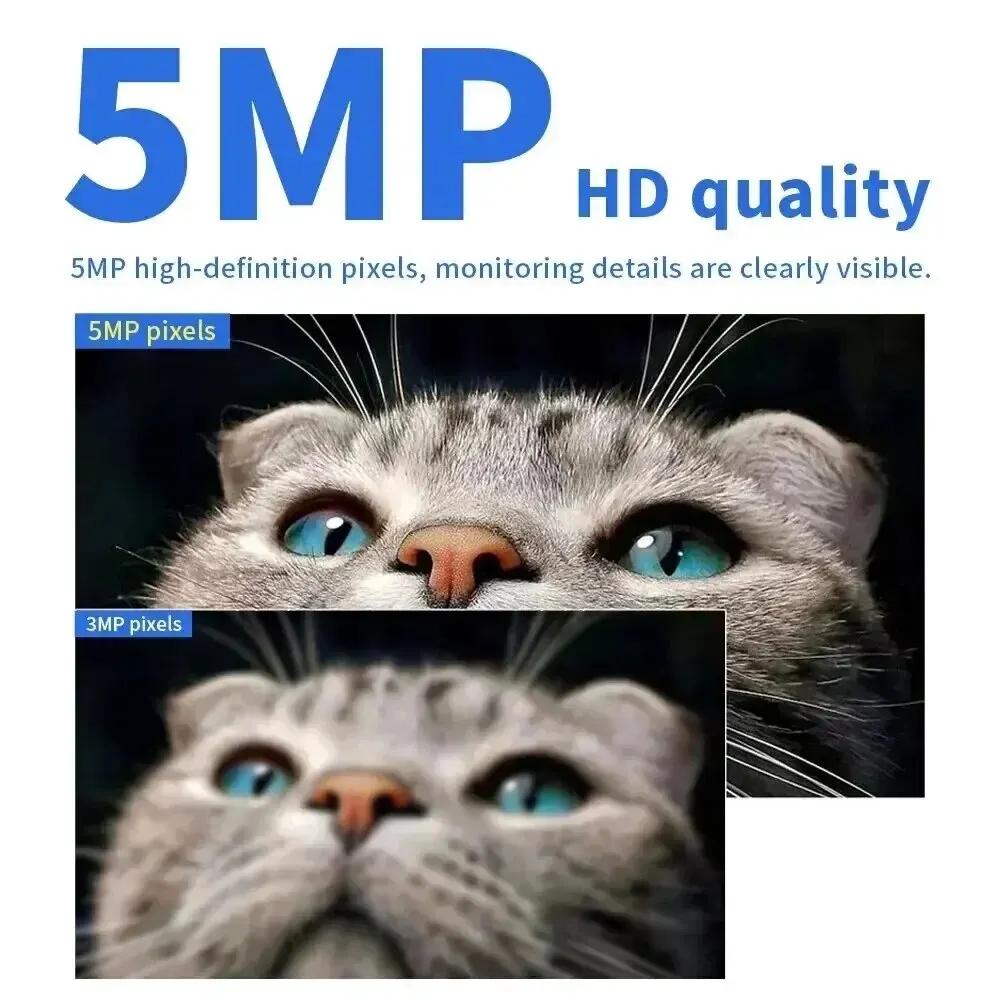 

Tuya 5MP 5G E27 Smart Bulb Security Camera Wireless Full Color Night Vision Human Tracking Surveillance Lamp 5MP NO SD CARD