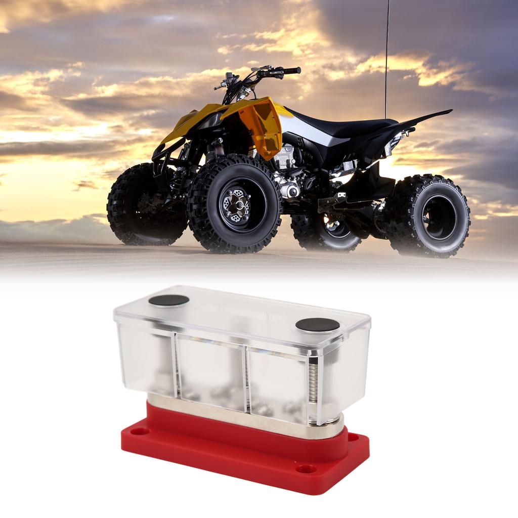 Power Distribution Terminal Block 12‑48V 300A Battery Bus Bar for Cars Trucks RVs Marine Boats Solar System