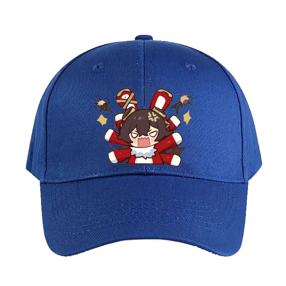 Amber Genshin Impact Chibi Cap Summer Woman Man Adult Casual Fashion Casual Adjustable Fishing Hat Sun Hat Baseball Cap