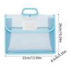 Visible Kids Document Bag Button Function Student Tote Bag Test Paper Storage Bag  Travel