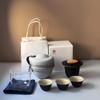 Portable Travel Tea Set Small Equipment, Outdoor Bag, Simple Kung Fu Brewing Teapot, Teacup, Camping Beginner Quick Guest Cup