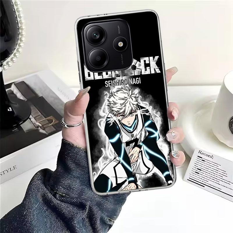 Blue Lock Nagi Seishiro Soft Phone Case For Xiaomi Redmi Note 15 14 14S 13 12 Pro Plus 12S 11 11S 11E 10 10S 11T 5G Fundas Coque