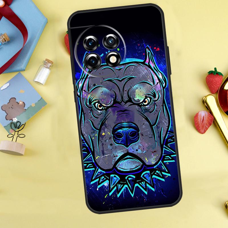Pit Bull Lovely Dog Pitbull Case For OnePlus 15 13 13R 13T 12 12R 11 10 9 10R 10T 8T Nord 5 CE 4 2 3 Lite N20 N30 Cover