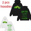 Vintage Street Hip-hop Fun Letter Printing Hoodie Loose Pullover Autumn Casual Clothes Men Women Tops Sweatshirts