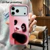 Phone Case: 2D Flat Design Suitable for iPhone 18 17 16 15 14 13 Pro Film Protective Case, Couple Style, Probe Little Panda, Christmas and Halloween G