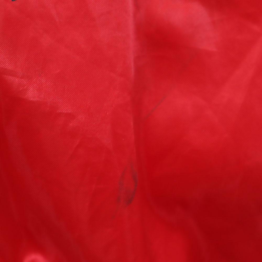 AUBURN 90s Made In USA Old Back Print Coach Jacket L Red Blouson Men's Used