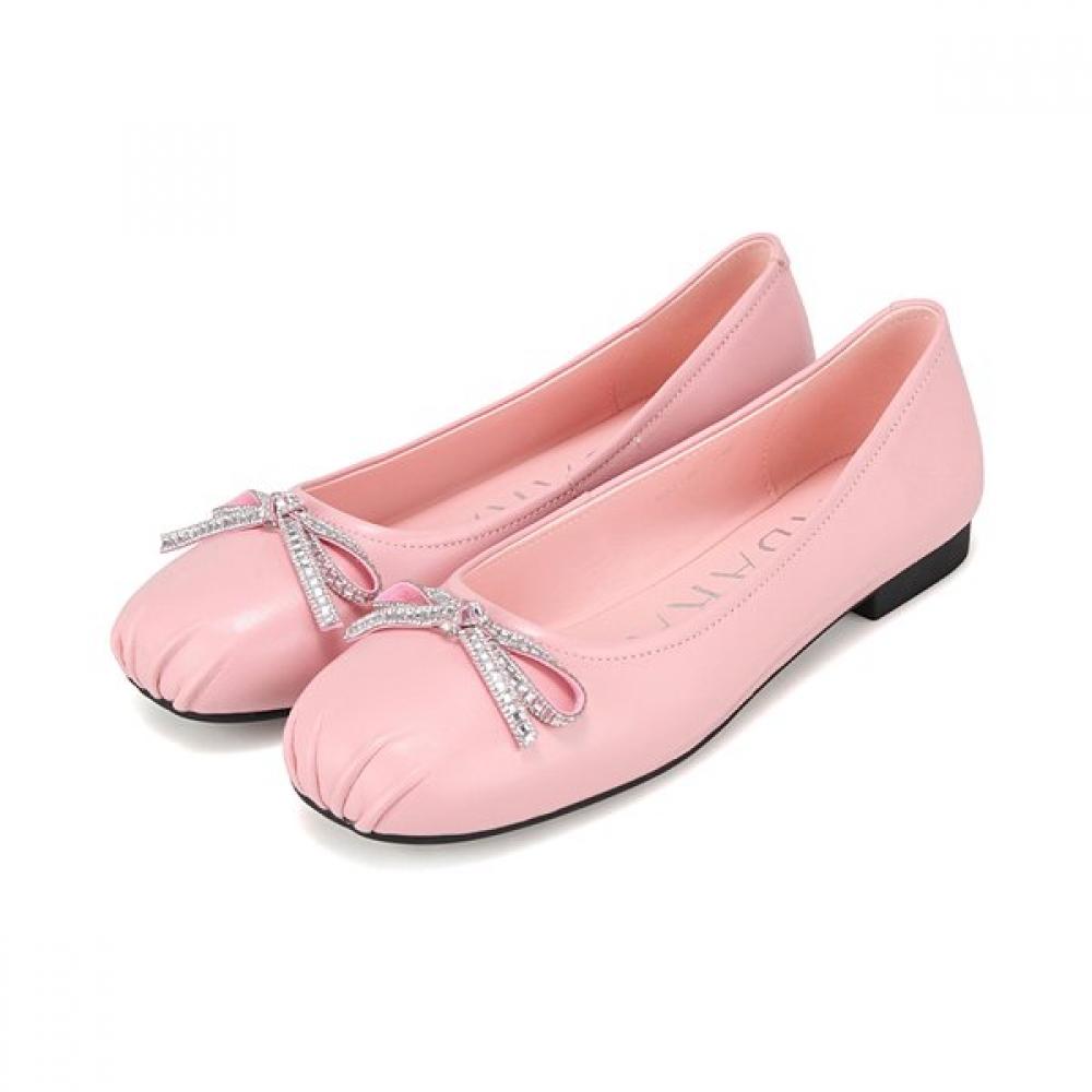 Barbara Leather Jewel Ribbon Feminine Flat 1.5cm 3 Colors Bbj106