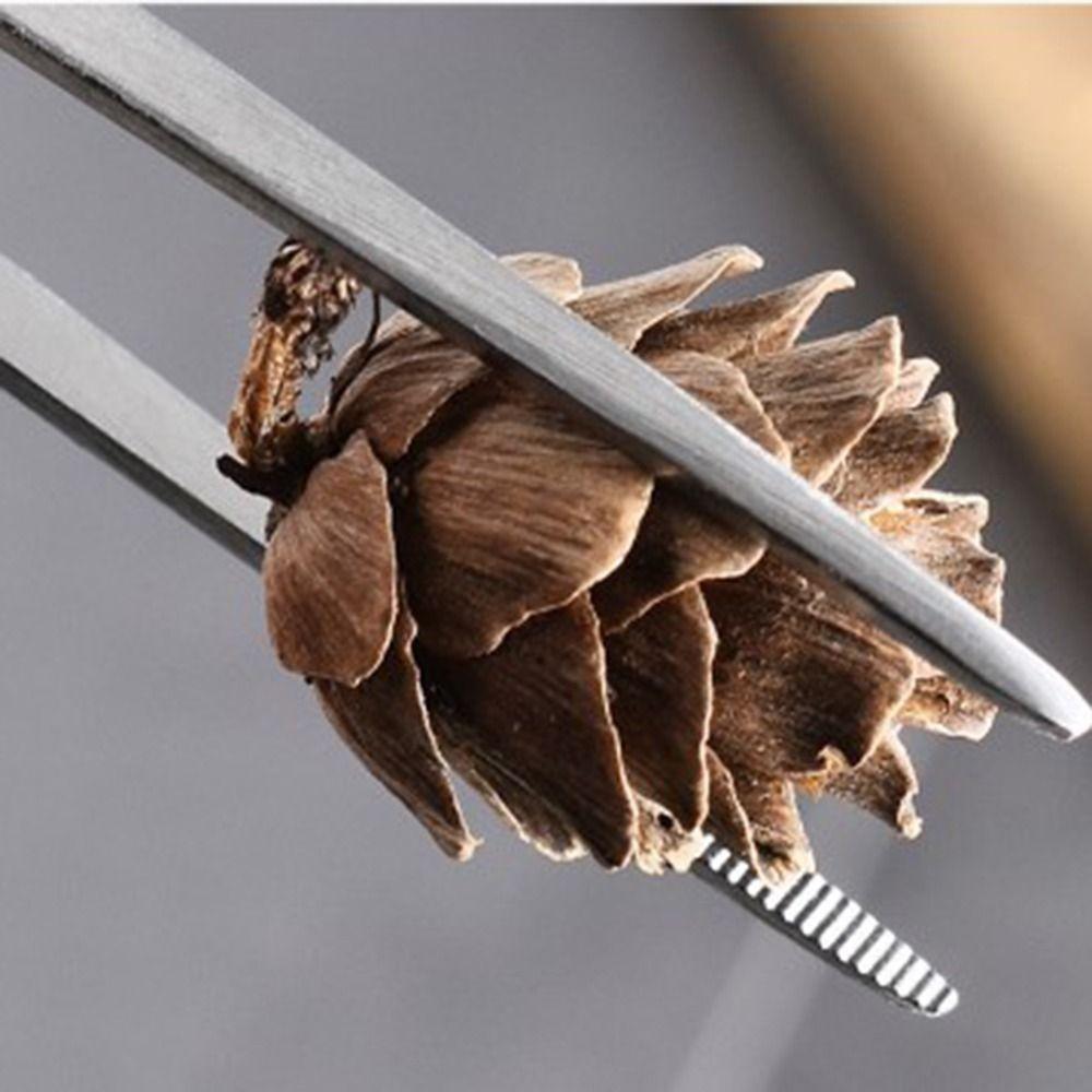 14/16/20cm Food Clip Stainless Steel BBQ Tweezer Kitchen Chef Tongs Tweezers  Meat Handling