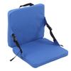Thickened Anti Dirt Outdoor Seat Back Cushion Portable Folding Stadium Seat with Back Support for Camping Concert Blue