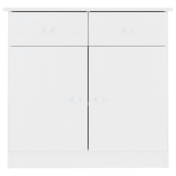 VidaXL Buffet ALTA blanc 77x35x73 cm bois massif de pin 353942
