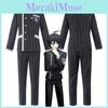 Stilvolles Danganronpa V3 Saihara Shuichi Cosplay-Kostüm Atmungsaktiver Mantel Hose