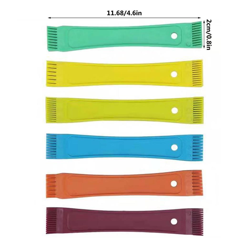 Air Conditioner Fin Comb Condenser Fin Comb Condenser Plastic Clean Tool For Straighten Evaporator Condenser Coils Radiator