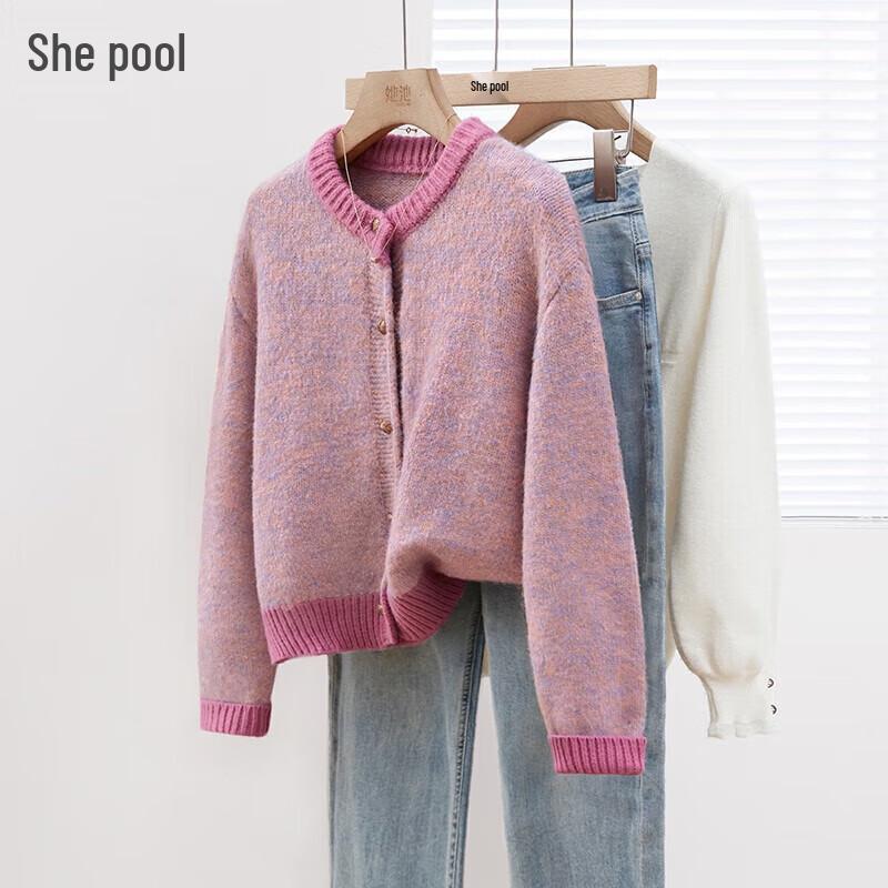 

Ta Chi Women s Colorblock Knit Cardigan M