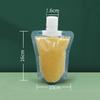 1PCS Stand Up Grain Seal Bag Refillable Plastic Drink For Juice Milk Cereals Bean Bag Food Stor F3G6