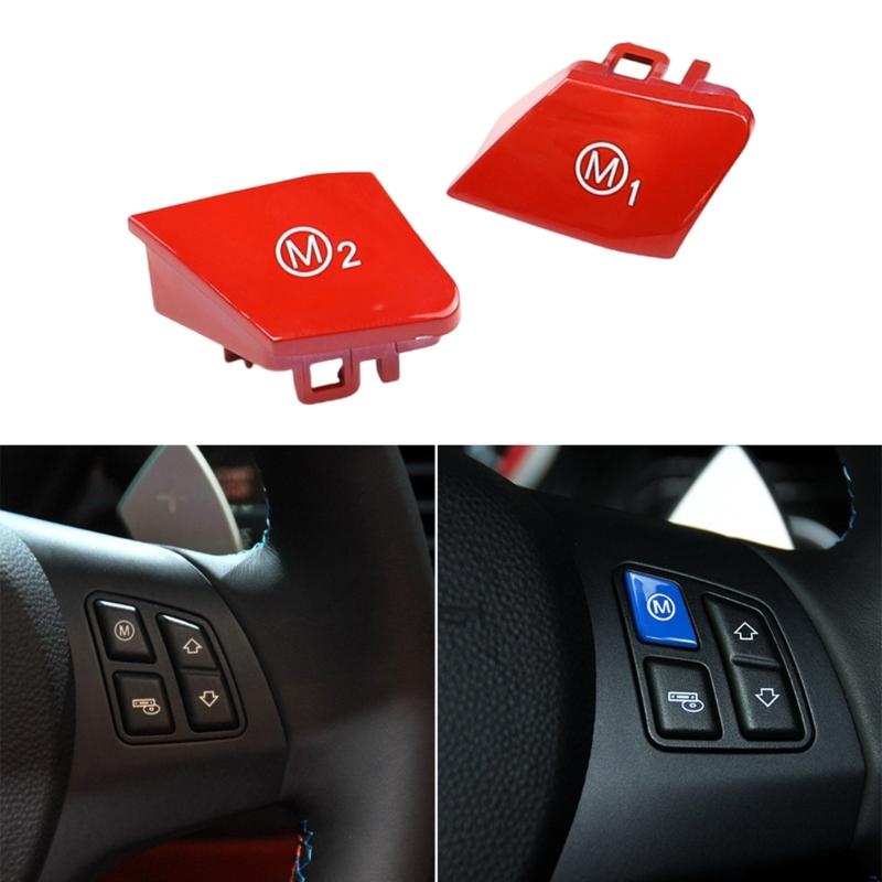 Precise Mode Switches Buttons for F30(2014-2018) F34(2017-2018) Smooth Transitions on Steering Wheel Easy Access 1 Pair