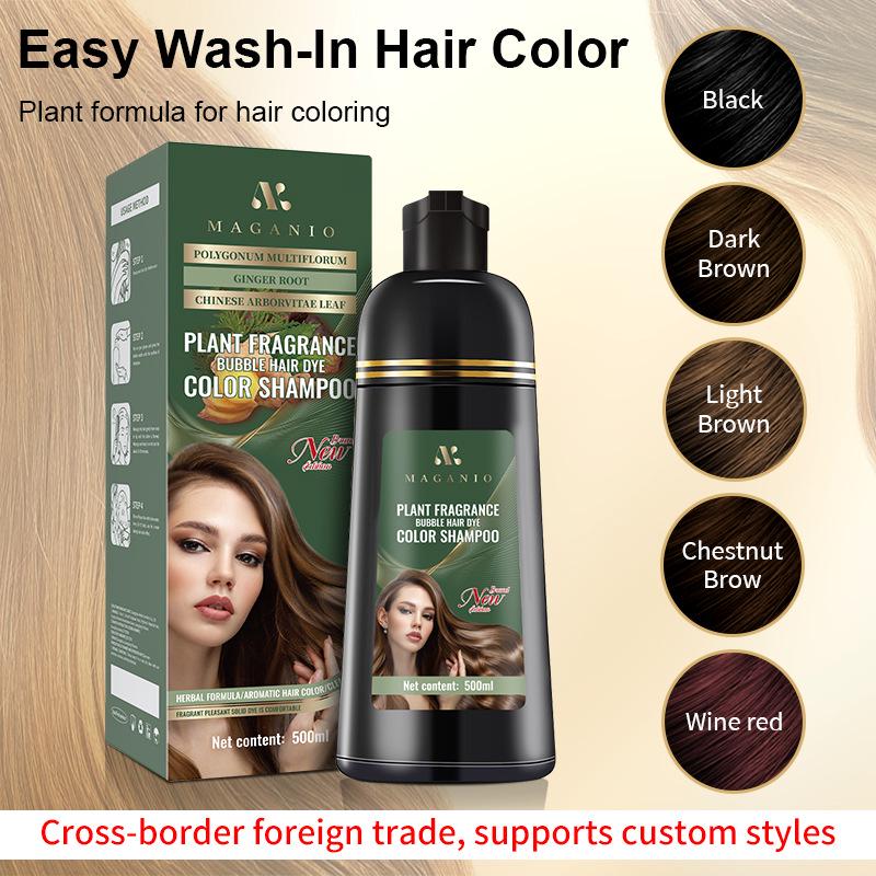 Gentle Bubble Dye Hair Shampoo - Non-Irritating, Easy-to-Use Formula