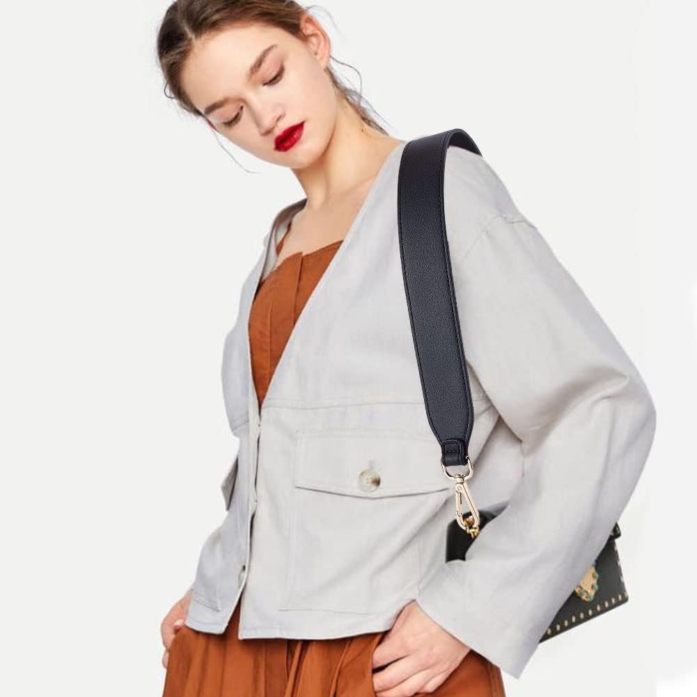 58cm Wide PU Leather Bag Handles Women Underarm Shoulder Strap Replacement Handbag Belts Lady DIY Purse Accessories Detachable