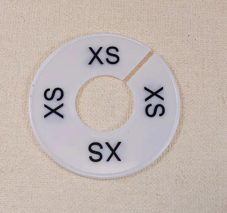 Colorful Round Divider Rings in Sizes XXS-XXXL, Customizable Printing Available