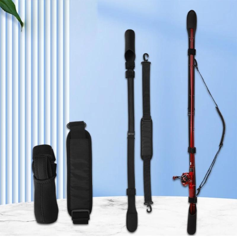 Fishing Sleeves Belt Rod Protector Adjustable Rod Cover Protector Fishing Rod Socks Carrying Strap Easy to Carry