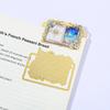 1pc Metal Hollow Bookmark High Quality Book Page Clip Reading Bookmark For Students Art Lovers