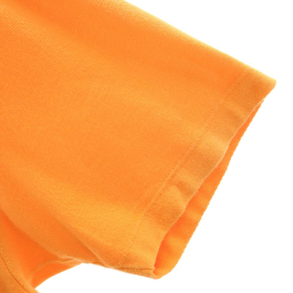 Salvatore Ferragamo Made In Italy Short Sleeve Polo Shirt XL Orange Men's Used