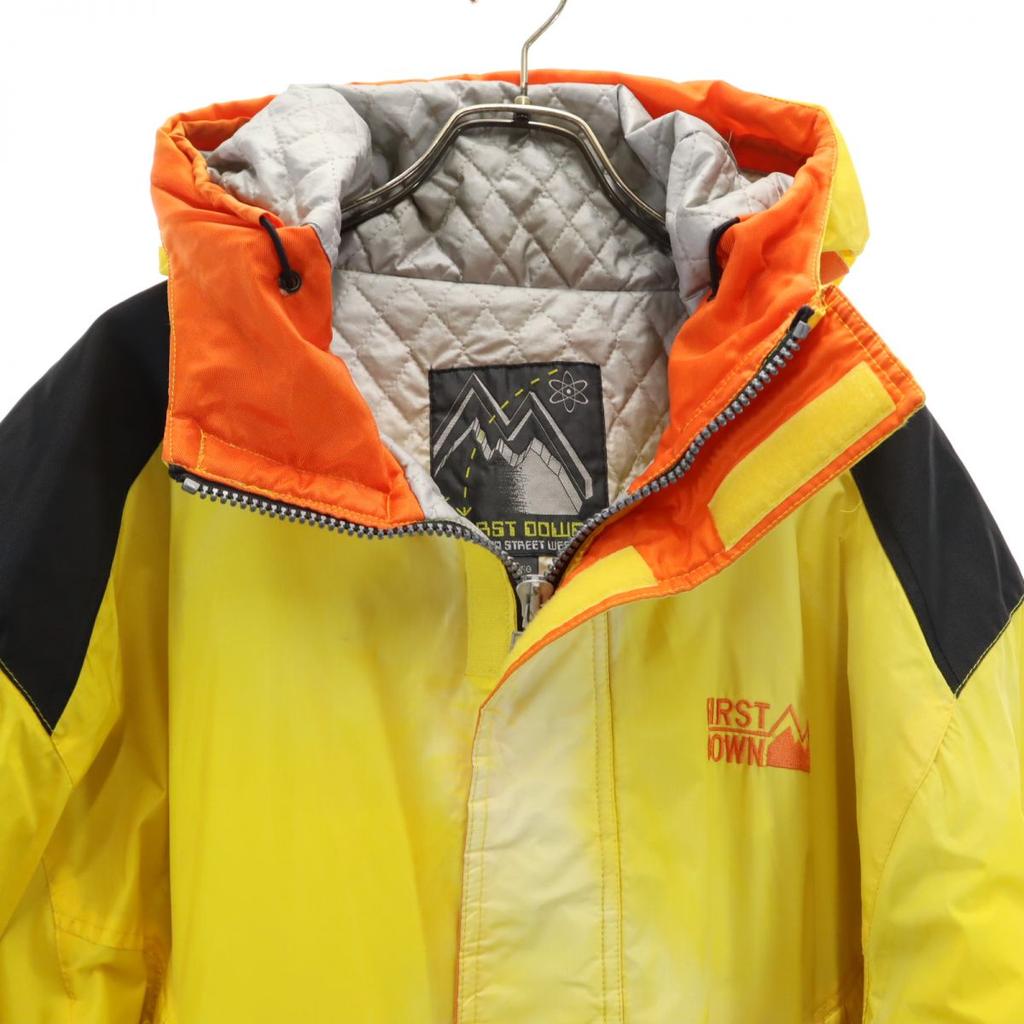 FIRSTDOWN Jacket XL Yellow hood Men's Used