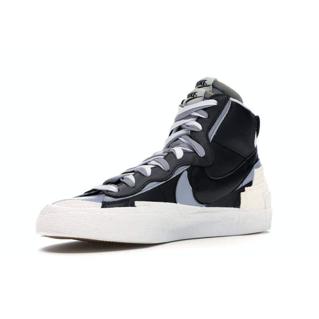 Sacai X Nike Blazer Mid Black Grey Unisex Sneakers Black-anthracite BV0072-002