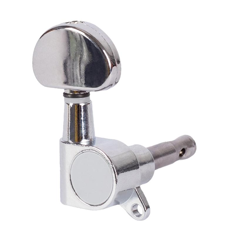 6Pcs Metal Guitar Tunings Pegs 3L3R Machine Head String Tuners Tunings Key Replacement Acoustics Guitar Tuner Enduring