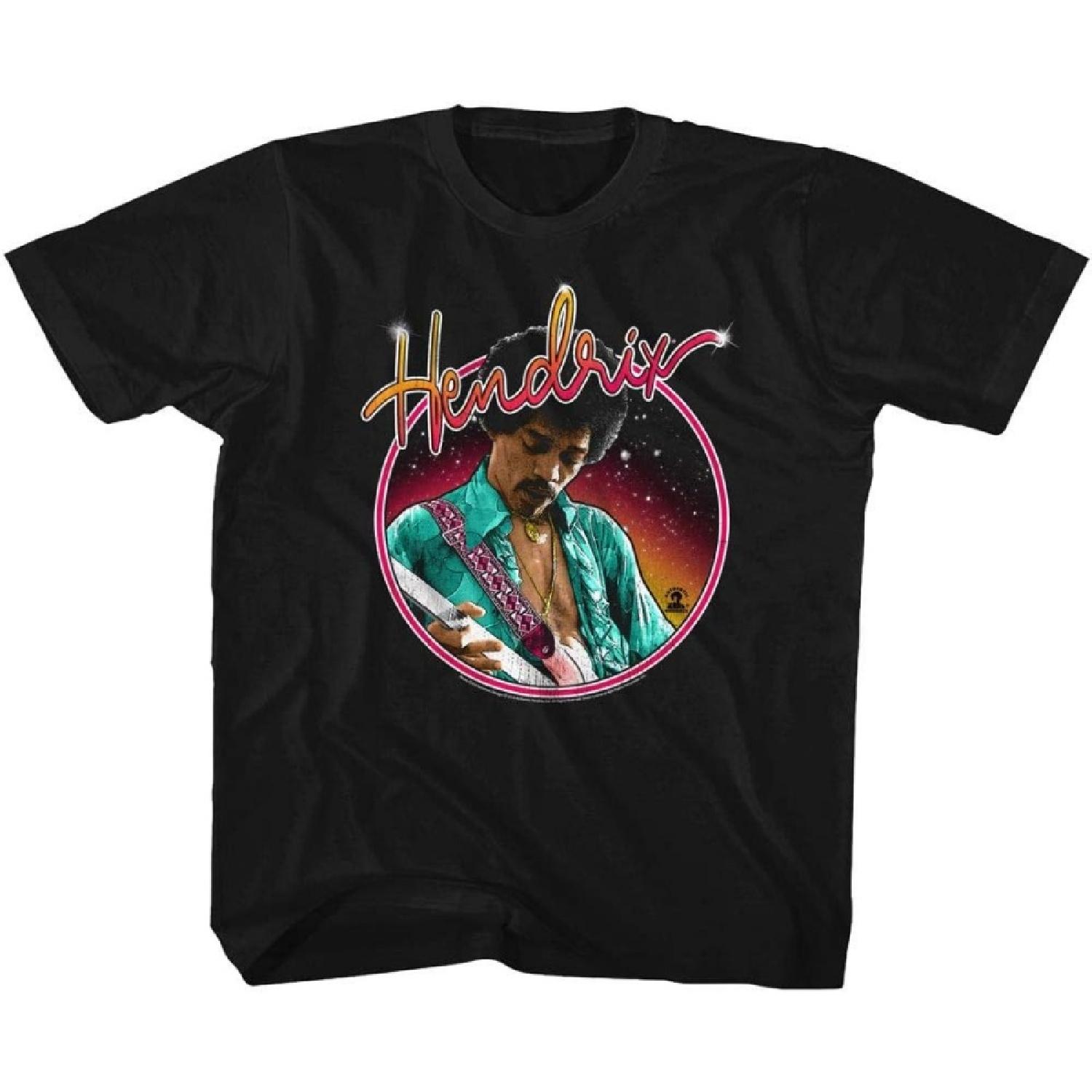Jimi Hendrix 1960s Psychedelic Musical Icon Neon Lights Sign Toddler T-Shirt Tee XXXXXL разноцветный