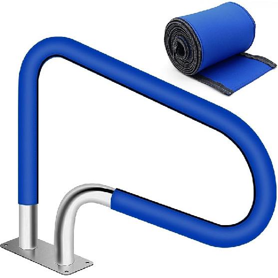 Pool Handrail Cover, Rail Grip for Swimming Pool Hand Railing Covers with Zipper, 4 Feet Slip Resistant Safety Grip Sleeve for Swimming Pool Inground
