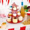 Cupcake Holder Stand Tiered Cake Stand Multipurpose Cardboard Cake Stand Practical Cake Tier Stand Cupcake Display Stand For Cup