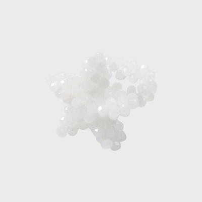 Anillo de Estrella de Mar de Cristal con Cuentas Eireve (BLANCO)