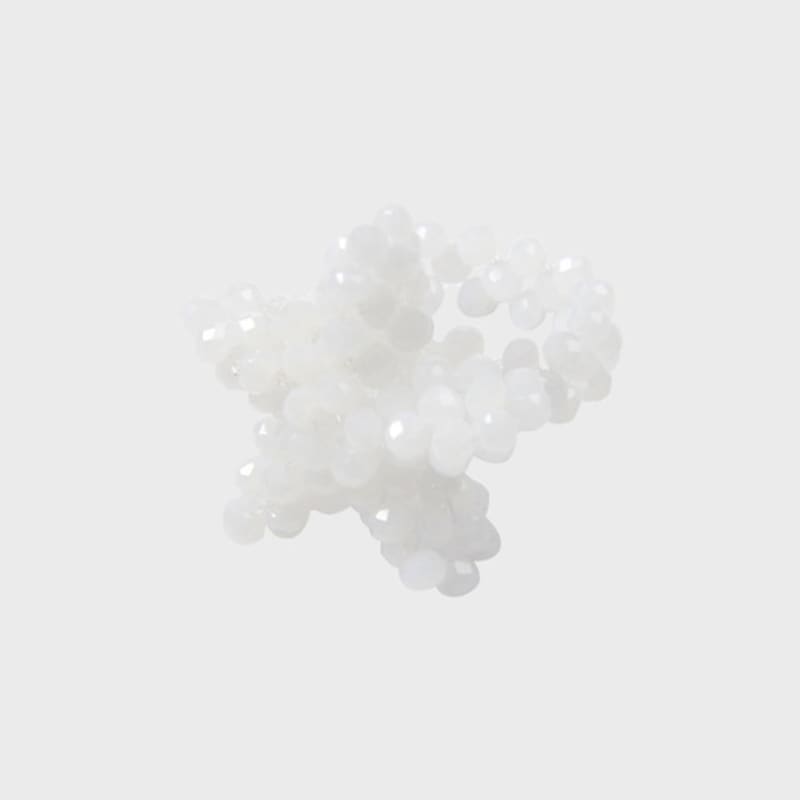 

Eireve BEADED CRYSTAL STARFISH RING (WHITE) white