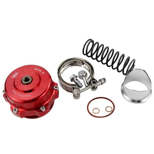RESO   Universal 50mm V-Band Blow Off Valve BOV Q Typer With Weld On Aluminum Flange 35 PSI With Logo High Quality