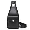 Large Capacity Men's Crossbody Bag  PU Leather Sling Pouch, Chest Bag,for Phone, Wallet & Keys, Outdoor & Daily Commute